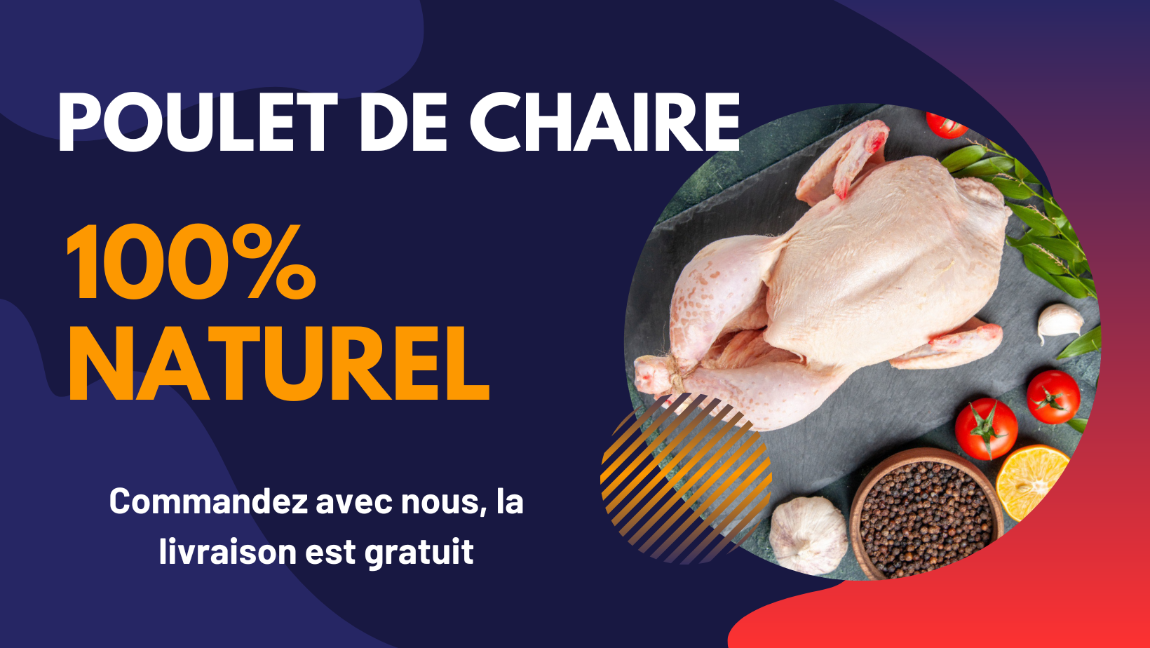 Poulet de chaire Prix cassé